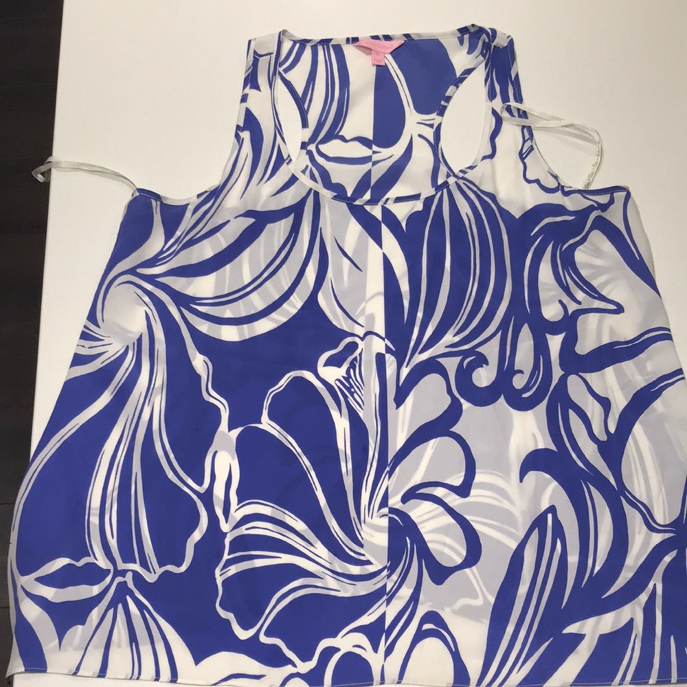Lilly Pulitzer 100% silk Malie tank. Never worn